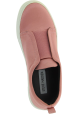 Steve Madden Scarpe slip-on platform senza lacci fashion donna in raso rosa