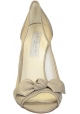 Decoltè spuntate Stella McCartney in Finta pelle beige