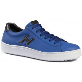 Sneakers Hogan H302 realizzate in pelle celeste