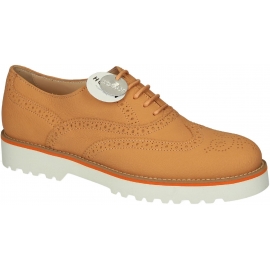 Stringate brogue Hogan donna in pelle arancione