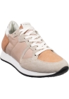Philippe Model Sneakers basse da donna in pelle di camoscio e tessuto rosa cipria