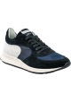 Philippe Model Sneakers basse da uomo in pelle di camoscio e tessuto blu e grigio