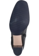 Stuart Weitzman Stivali alla coscia con tacco da donna in pelle e camoscio nero con cerniera