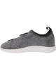 Giuseppe Zanotti Sneakers slip-on da donna in tessuto argentato con stelle e strass