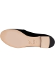 Giuseppe Zanotti Mocassini slip-on da donna in velluto nero rame con cornetti in metallo