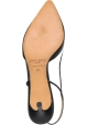 Jimmy Choo Decolletè slingback da donna in pelle di vitello nera e plexi trasparente