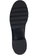 Stuart Weitzman Stivali al ginocchio da donna in pelle nera chiusura con cerniera laterale