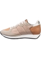 Philippe Model Sneakers basse da donna in pelle di camoscio e tessuto rosa cipria