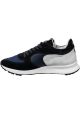 Philippe Model Sneakers basse da uomo in pelle di camoscio e tessuto blu e grigio