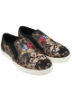 Sneakers slip-on Dolce&Gabbana donna in pelle leopardata