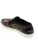 Sneakers slip-on Dolce&Gabbana donna in pelle leopardata