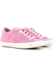 Sneakers basse Philippe Model donna in scamosciato rosa