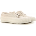 Sneakers Hogan donna in in tessuto beige chiaro