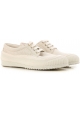 Sneakers Hogan donna in in tessuto beige chiaro