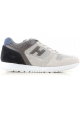 Sneakers Hogan uomo in pelle grigio e bianco sporco