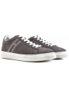 Sneakers Hogan uomo in pelle scamosciata grigio