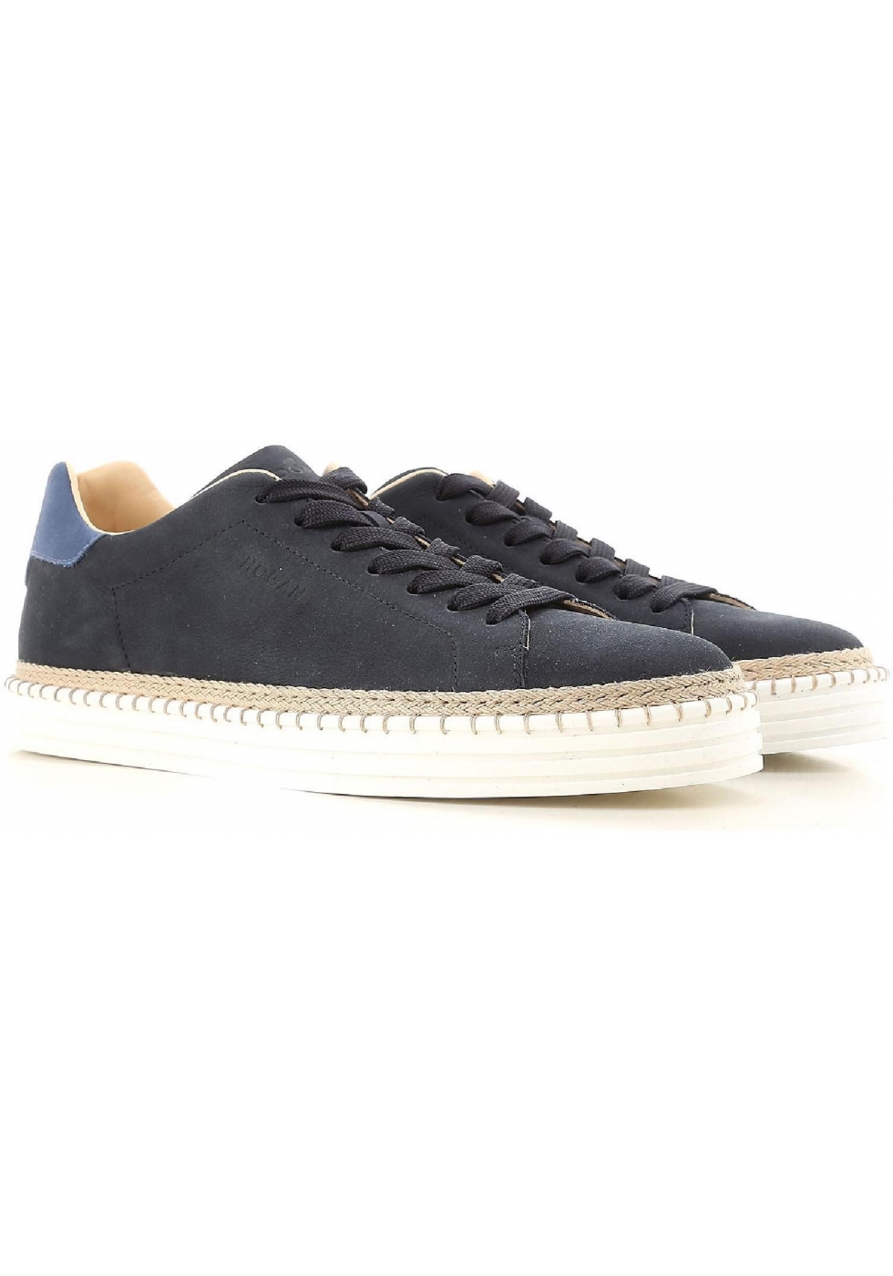 Hogan sneakers R206 da uomo in pelle blu - Italian Boutique