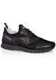 Sneakers Hogan Running R261 in pelle e tessuto nero