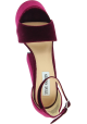 Steve Madden Sandali aperti tacco alto plateau cinturino in velluto bordeaux