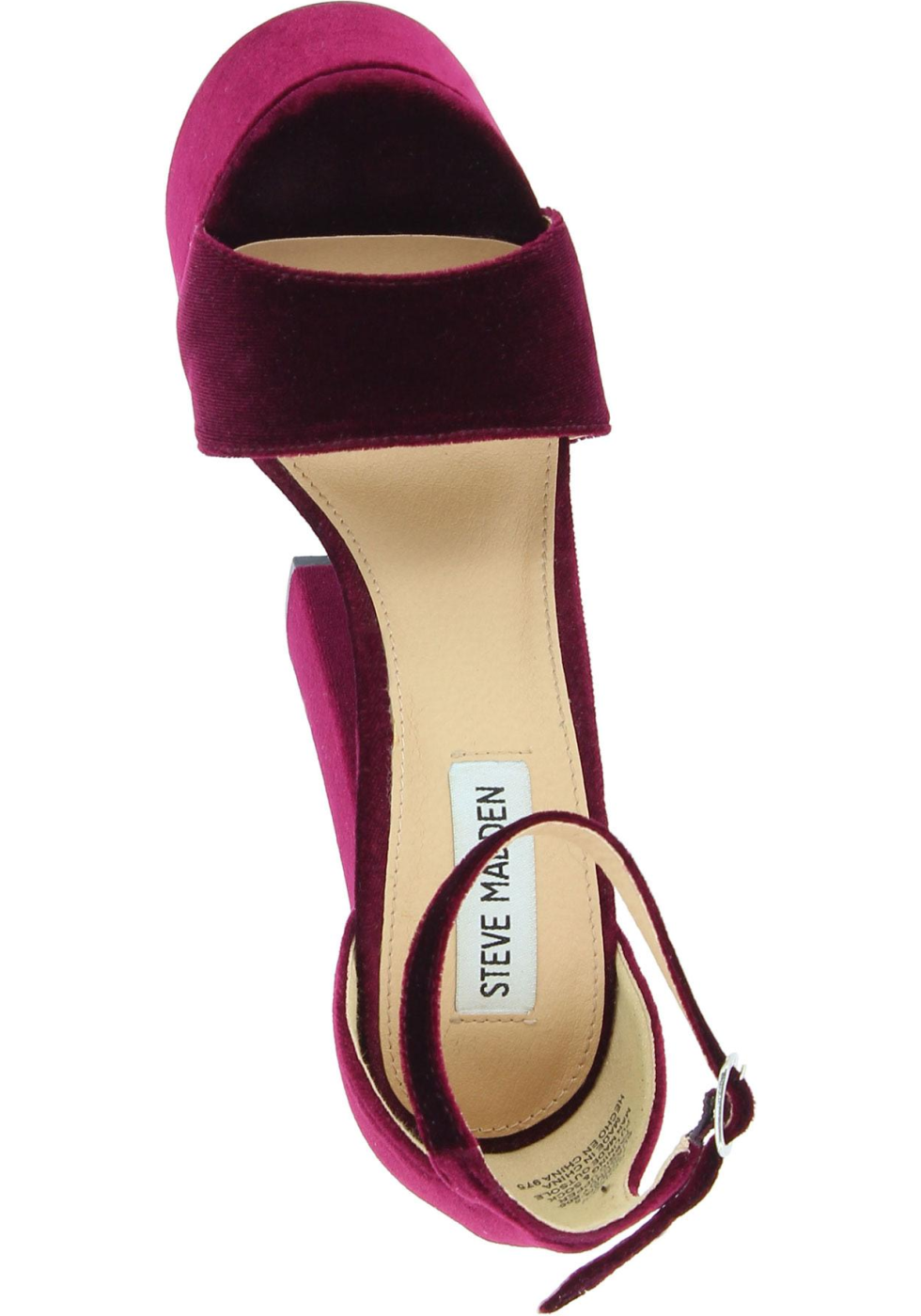 Sandali hotsell velluto bordeaux